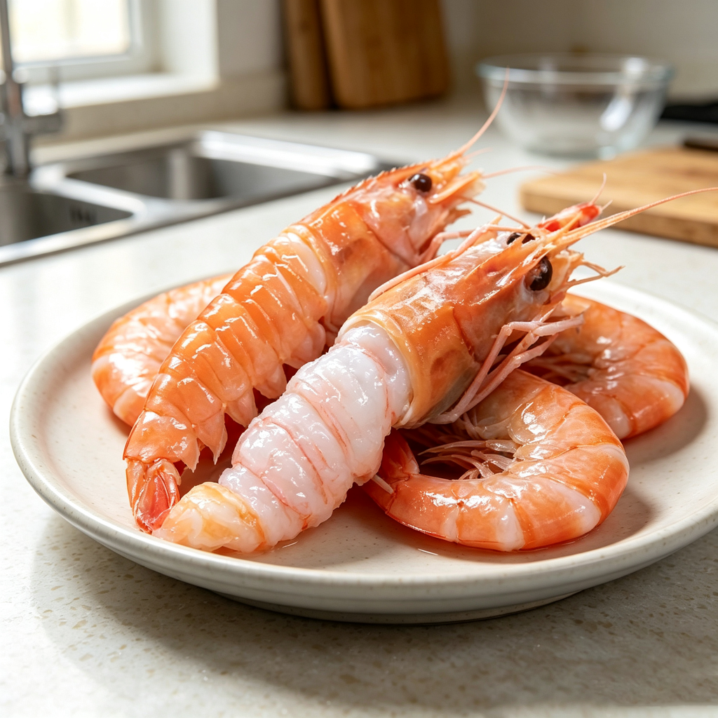 Frozen Cooked Giant Tiger Prawns