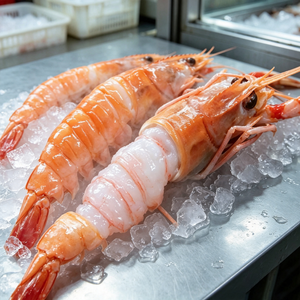 Frozen Cooked Giant Tiger Prawns