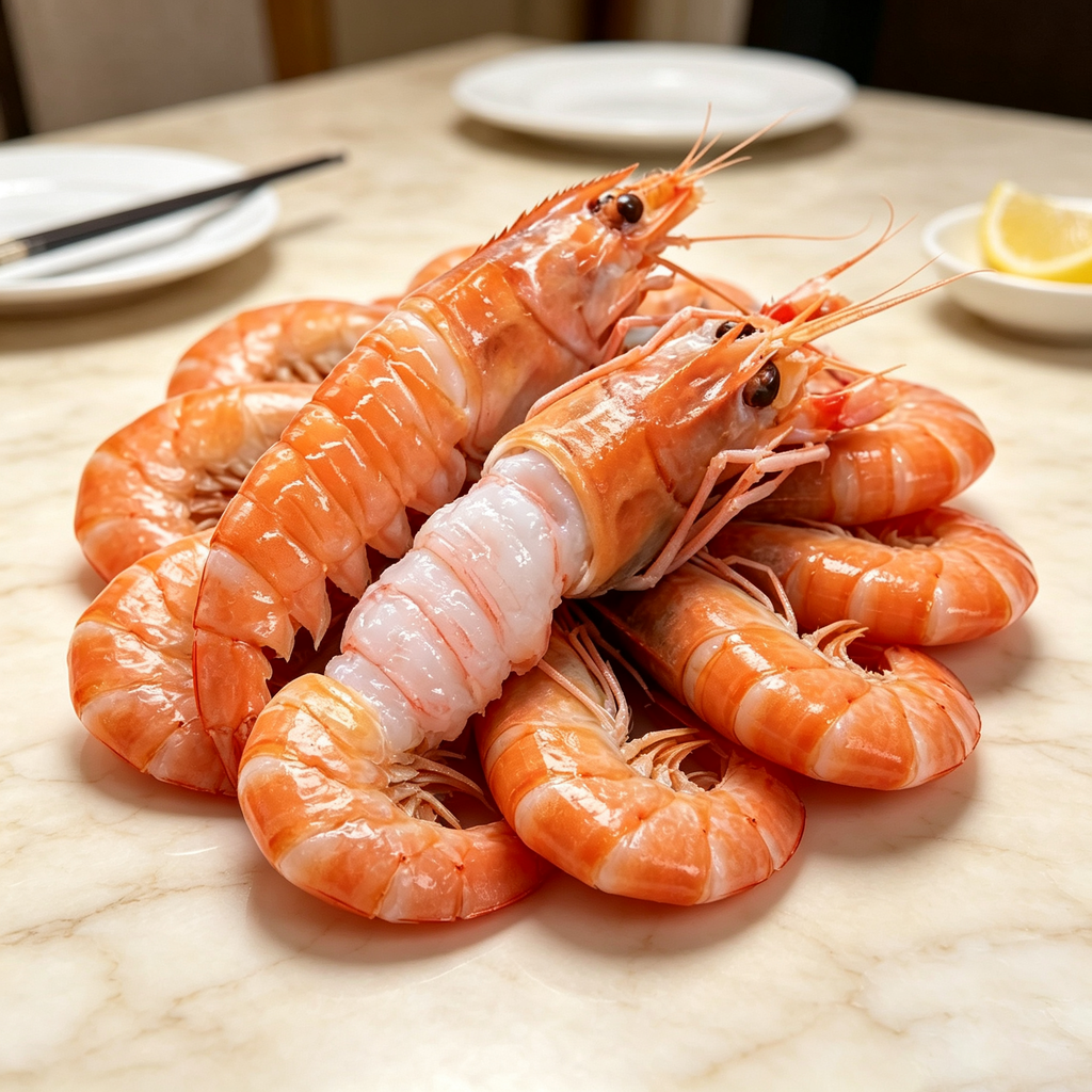Frozen Cooked Giant Tiger Prawns